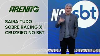 SBT transmite Racing x Cruzeiro pela final da Copa Sul-Americana | Arena SBT (18/11/24)