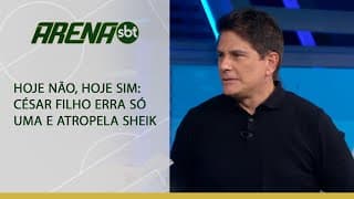 César Filho erra só uma e atropela Sheik em jogo de perguntas sobre futebol | Arena SBT (09/09/24)