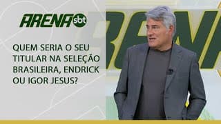 Quem seria o seu titular na seleção brasileira, Endrick ou Igor Jesus? | Arena SBT (14/10/24)