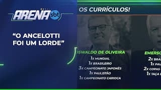 Bancada do Arena compara currículos de Leão, Oswaldo de Oliveira e Ancelotti | Arena SBT (05/11/25)