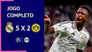 Real Madrid 5 x 2 Borussia Dortmund - Jogo completo | Champions League 2024/25