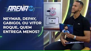 Debate: Neymar, Depay, Gabigol ou Vitor Roque, quem entrega menos? | Arena SBT (28/05/25)