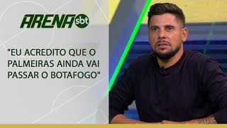 "Eu acredito que o Palmeiras vai passar o Botafogo", opina Cicinho | Arena SBT (16/09/24)