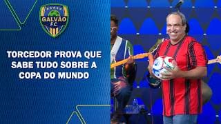 Quem é que Sabe? Torcedor prova que sabe tudo sobre a Copa do Mundo! | Galvão FC (16/03/26)