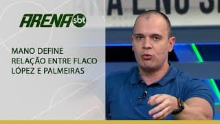 Mano define relação Flaco López x Palmeiras: "Crocodilo na enchente é tronco" | Arena SBT (23/09/24)