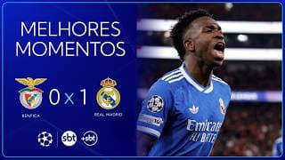 Baila, Vini! Benfica 0 x 1 Real Madrid - Melhores momentos | Champions League 2025/26