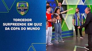 Quem é que Sabe? Torcedor dá show de conhecimento sobre a Copa do Mundo| Galvão FC (30/03/26)