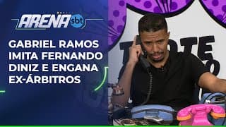 Gabriel Ramos imita Fernando Diniz e engana ex-árbitros de futebol | Arena SBT (30/07/25)