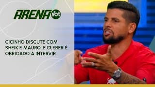 ESQUENTOU! Cicinho discute com Sheik e Mauro, e Cleber é obrigado a intervir | Arena SBT (19/08/24)