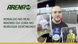 Quem jogou mais, Ronaldo no Real Madrid ou Lewandowski no Borussia? | Arena SBT (21/10/24)