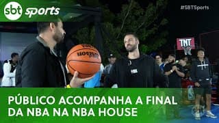Veja todas emoções das finais da NBA na NBA House 2025! | SBT Sports (22/06/25)