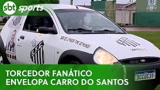 Torcedor fanático do Santos mostra todo seu amor pelo Alvinegro Praiano | SBT Sports (17/11/24)