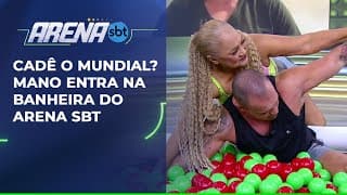 Mano entra na "Banheira do Arena" e procura Mundial do Palmeiras | Arena SBT (16/07/25)