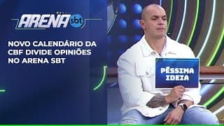 Novo calendário da CBF agradou? Elenco do Arena debate mudanças | Arena SBT (01/10/25)