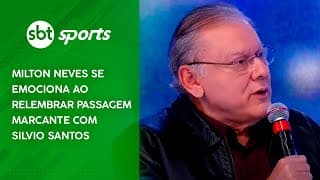 Milton Neves se emociona ao relembrar passagem marcante com Silvio Santos