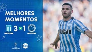 Racing 3 x 1 Cruzeiro - Melhores momentos | Final Copa Sul-Americana 2024