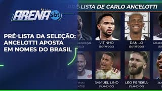 Ancelotti acerta ao mirar jogadores do futebol brasileiro em pré-lista? | Arena SBT (20/08/25)