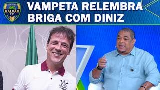 Vampeta revela briga com Diniz e debate contratação do Corinthians | Galvão FC (06/04/26)