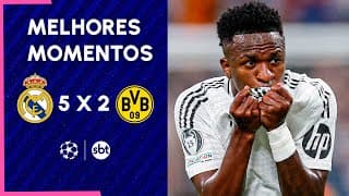 Real Madrid 5 x 2 Borussia Dortmund - Melhores momentos | Champions 2024/25