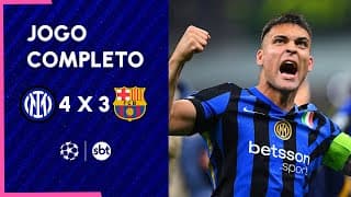 Inter de Milão 4 x 3 Barcelona - Jogo completo, com narração de Tiago Leifert I Champions 2024/25