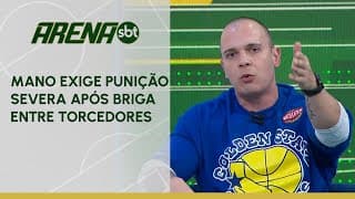 Mano reage com indignação à violência entre torcidas de Palmeiras e Cruzeiro | Arena SBT (28/10/24)