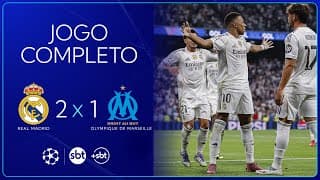 Real Madrid 2 x 1 Olympique de Marseille - Jogo completo I Champions League 2025/26