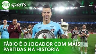 Fábio vira jogador com mais partidas da história do futebol | SBT Sports (24/08/25)