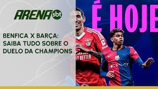 Estreia de Tiago Leifert no SBT: tudo sobre Benfica x Barcelona na Champions | Arena SBT (20/01/25)