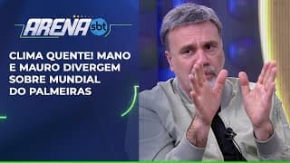 Mano e Mauro Beting batem boca ao vivo sobre o Mundial do Palmeiras | Arena SBT (20/08/25)