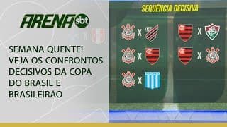 Semana quente! Veja os confrontos decisivos da Copa do Brasil e Brasileirão | Arena SBT (14/10/24)