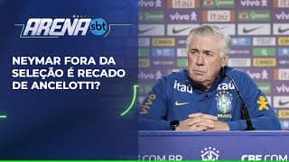 Seleção sem Neymar: Ancelotti quis marcar território? | Arena SBT (03/09/25)