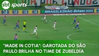 "Made in Cotia": Garotada do São Paulo brilha no time de Zubeldía | SBT Sports (04/05/2025)