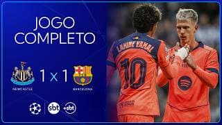 Newcastle 1 x 1 Barcelona - Jogo completo | Champions League 2025/26