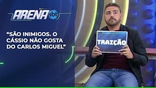 Clima tenso: Cássio e Carlos Miguel são inimigos, revela Nicola | Arena SBT (13/08/25)