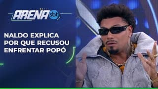 Naldo explica por que recusou enfrentar Popó: "Não foram homem comigo" | Arena SBT (18/06/25)