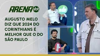 Augusto Melo diz que 2024 do Corinthians é melhor que o do São Paulo | Arena SBT (25/11/24)