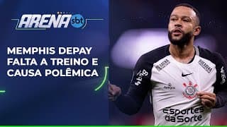 Memphis Depay falta a treino e causa polêmica no Corinthians | Arena SBT (09/07/25)