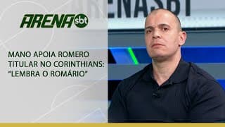 Mano apoia Romero titular no Corinthians: "Me lembra o Romário"  | Arena SBT (02/09/24)