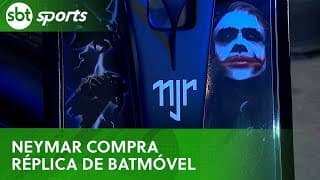 Homem faz réplica do Batmóvel para o Neymar | SBT Sports (04/01/25)