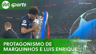 Marquinhos e Luis Enrique recebem destaque em vitória da Champions do PSG | SBT Sports (01/06/25)