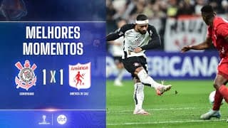 Corinthians 1 x 1 América de Cali - Melhores momentos, com Tiago Leifert | Copa Sul-Americana 2025