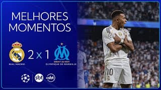 Real Madrid 2 x 1 Olympique de Marseille - Virada merengue | Champions League 2025/26