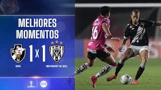 Vasco 1 x 1 Independiente del Valle - Melhores momentos, com Tiago Leifert | Copa Sul-Americana 2025