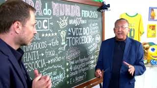 Rrrronaldinho... Copa do Mundo é no SBT, com Galvão Bueno e Tiago Leifert