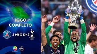PSG 2 (4) x (3) 2 Tottenham - Jogo completo, com Tiago Leifert I Supercopa da Uefa 2025/26