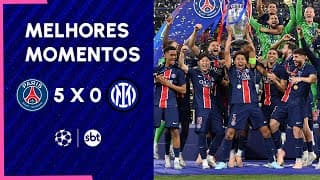PSG 5 x 0 Inter de Milão - Goleada e título inédito do Paris Saint-Germain | Champions 2024/25