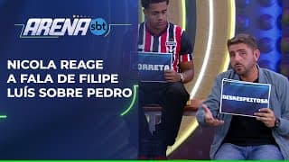 Nicola reage a fala de Filipe Luís sobre Pedro: “Desnecessário” | Arena SBT (16/07/25)