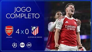 Arsenal 4 x 0 Atlético de Madrid - Goleada com gols brasileiros I Champions League 2025/26