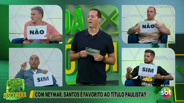 Bate-boca! Mano e Sheik discutem favoritismo do Santos no Paulistão