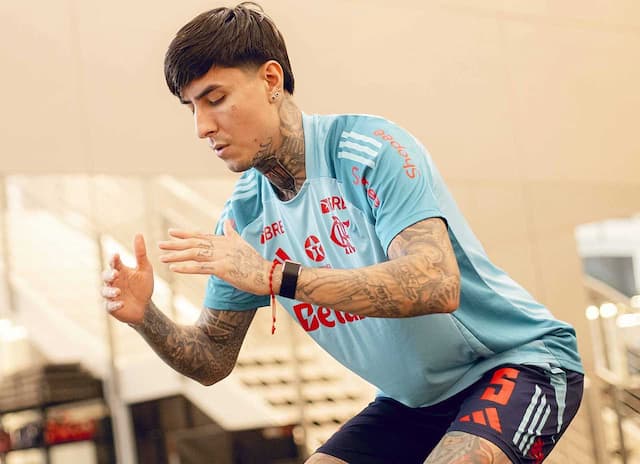 Pulgar, do Flamengo, é liberado para iniciar trabalhos no campo